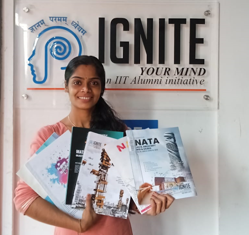 How can IGNITE study material help students in their NATA/JEE preparation?