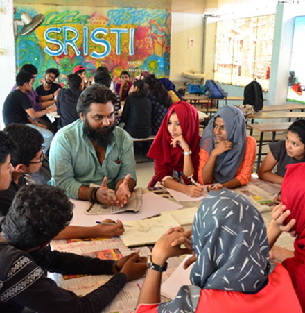 Students coaching for Nata in thrissur